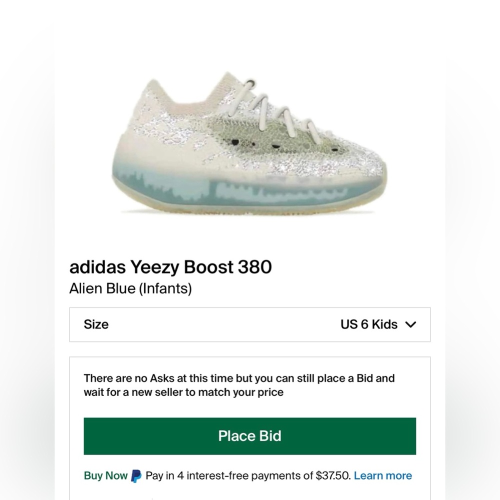 Yeezy 380 Infants
